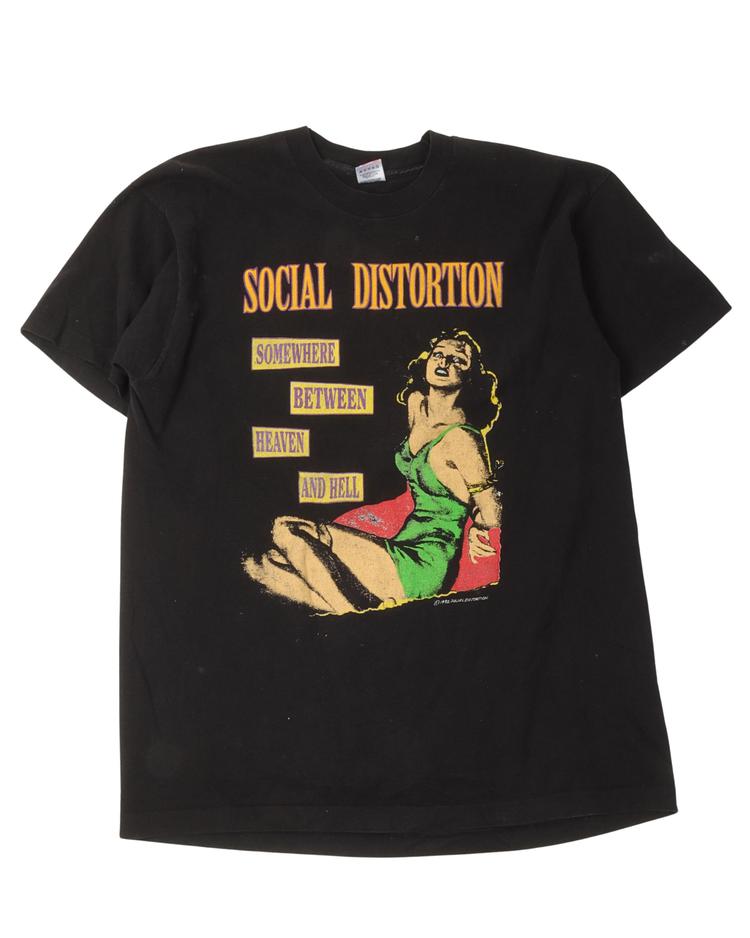 Vintage Social Distortion 1992 Tour T-Shirt – Justin Reed