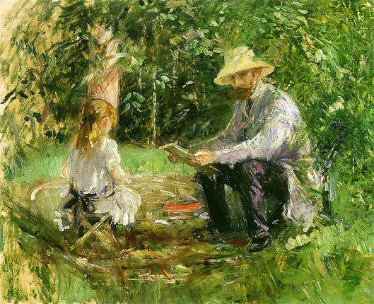 モリゾが描く夫ウジェーヌ・マネ | アート名画館 公式ブログ