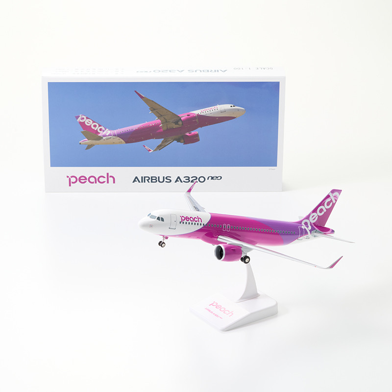 1:100 スケールモデル Peach A320neo JA215P - Peach公式オンライン