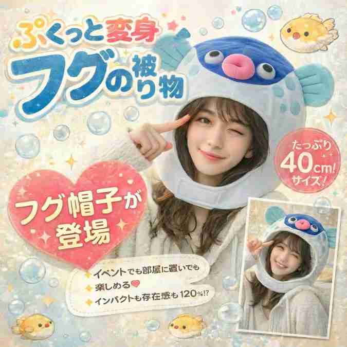 楽天市場】さかな クン ハコフグ 帽子の通販