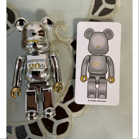 Bearbrick Series 42 SUPER Secret Sorayama Hajime 20Th Silver 100