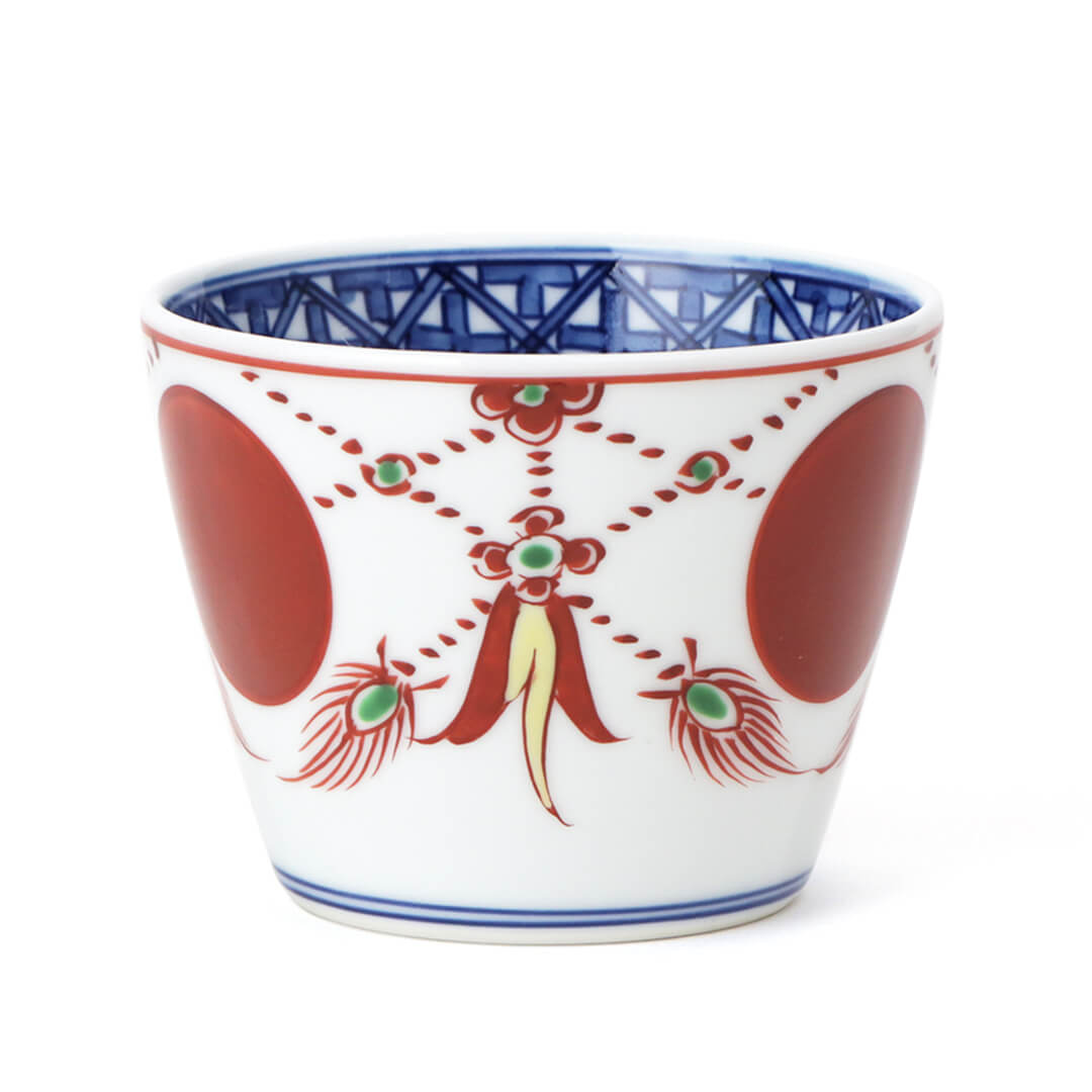 楽天市場】【ふるさと納税】源右衛門窯 赤絵瓔珞手 そば猪口 器 食器