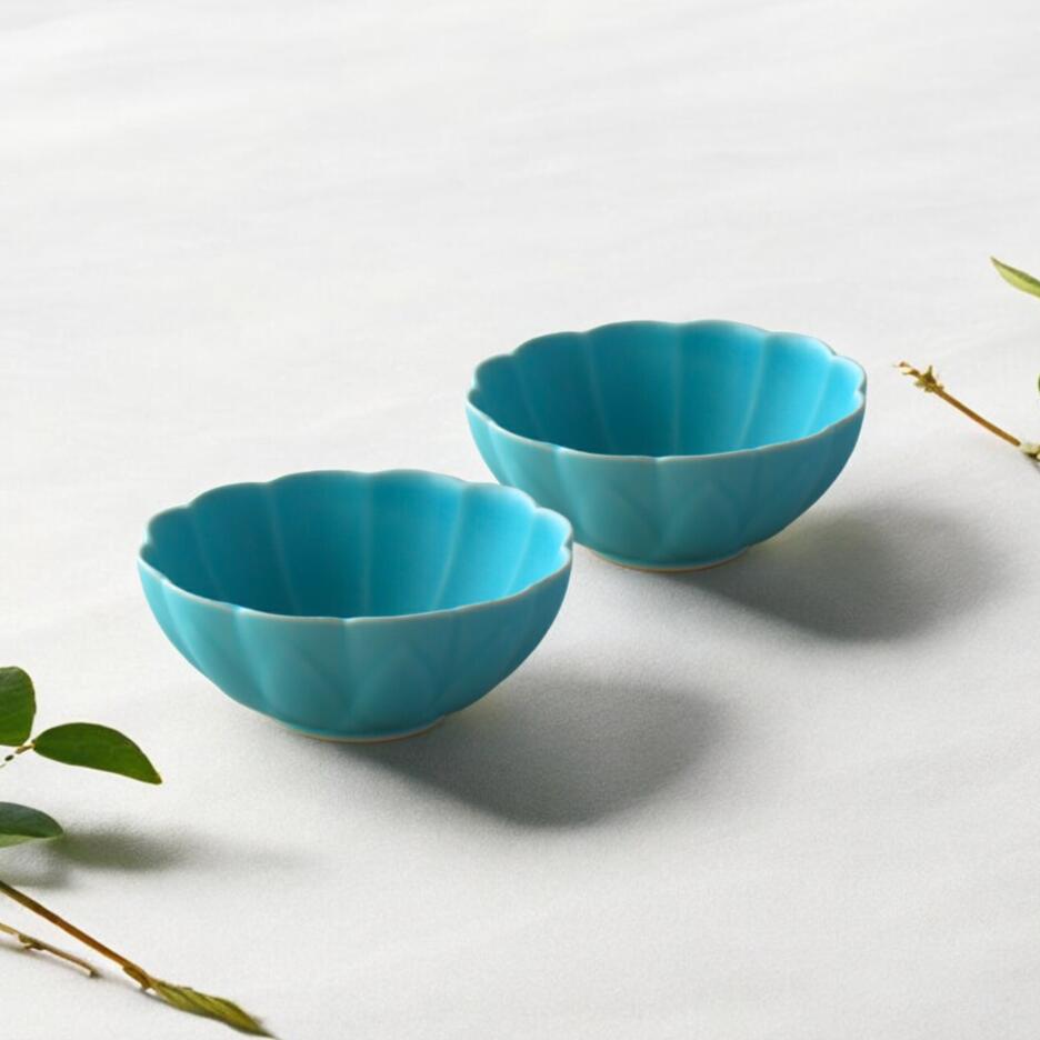 楽天市場】波佐見焼 ボウル 小鉢 トルコブルー ターコイズブルー 13cm