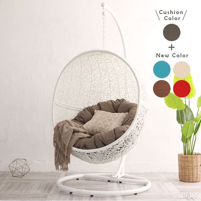 楽天市場】ハンギングチェアー ホワイト 白 ハンモックチェア ソファー