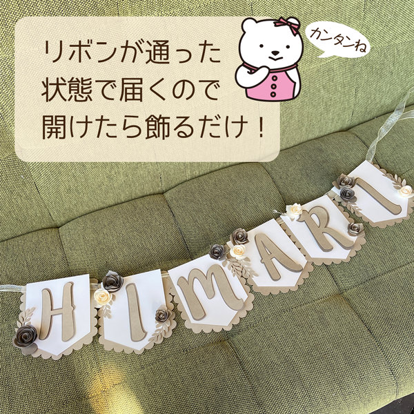 楽天市場】HAPPY BIRTHDAY お名前ガーランド 年齢数字セット お誕生日