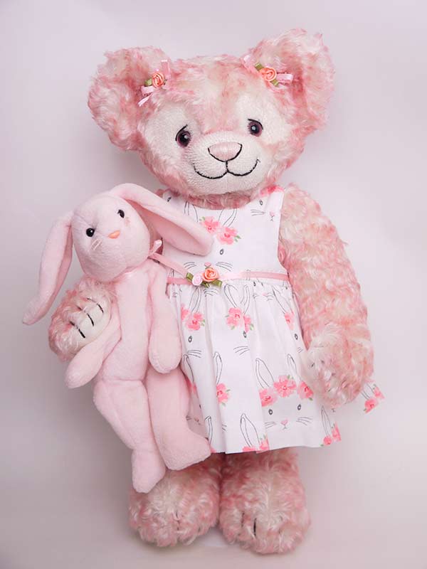 楽天市場】ビバリーホワイトのテディベア2019年発売「バニーD'ベア」2