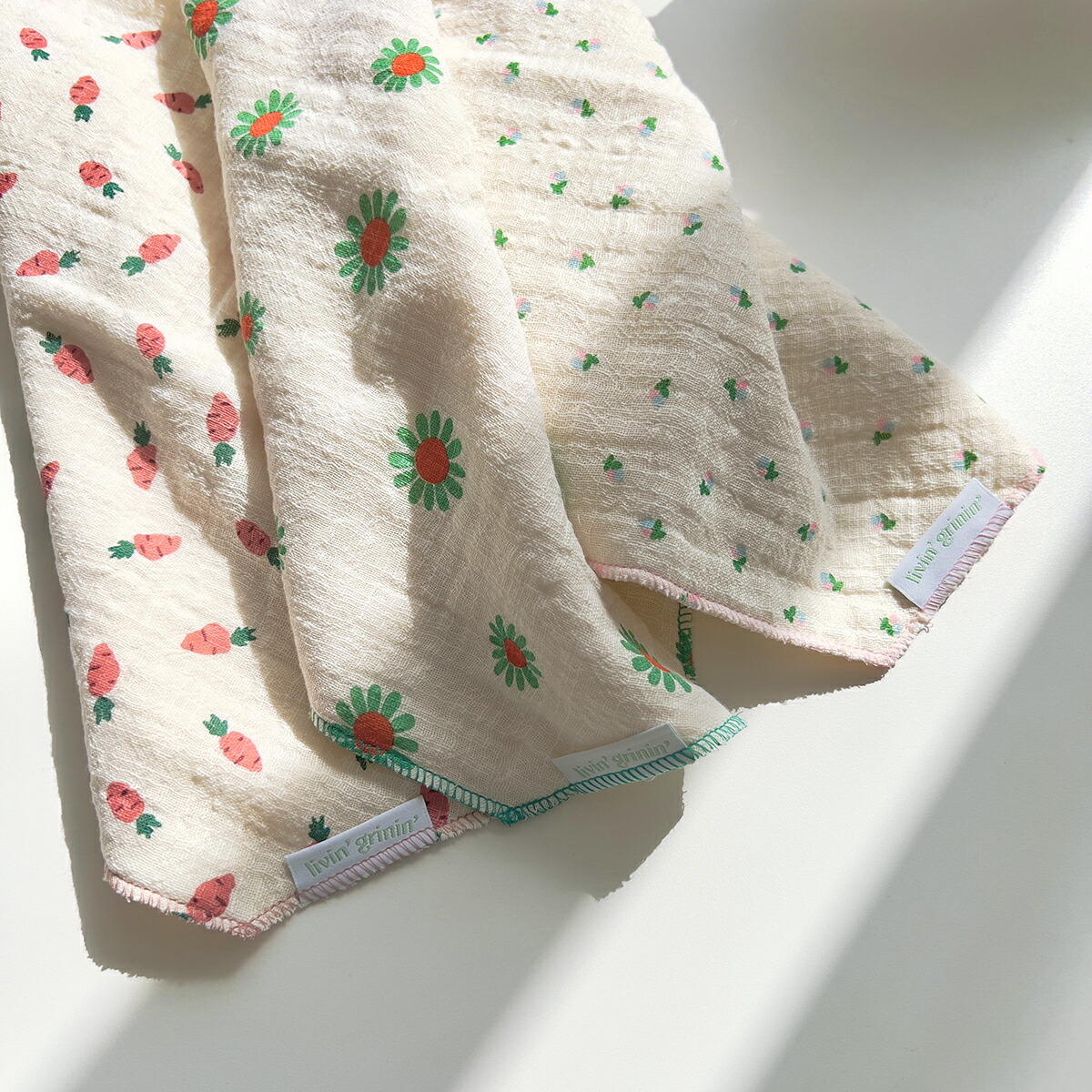 楽天市場】【SALE】livin grinin spring farm kitchen cloth キッチン