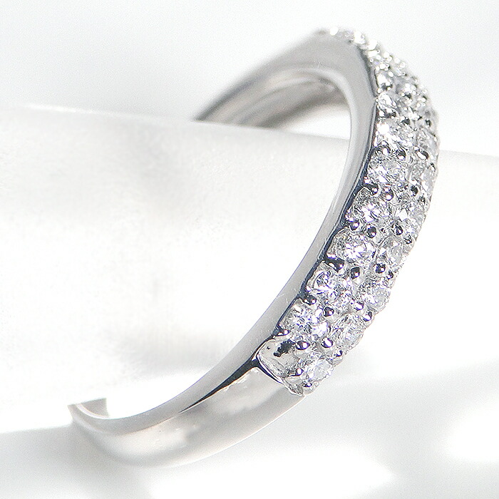 楽天市場】Pt900【0.25ct】ダイヤモンド ピンキー パヴェ リング【送料