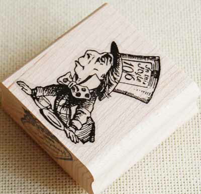 楽天市場】不思議の国のアリス スタンプ マッドハッター テニエル画 木