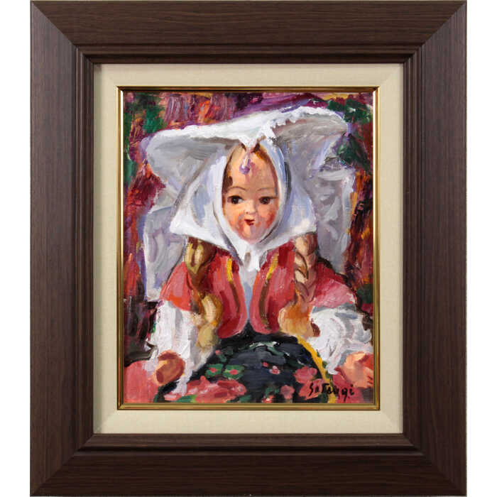 楽天市場】絵画 山田説義 油絵・油彩画 『人形』 人形 静物 一点物