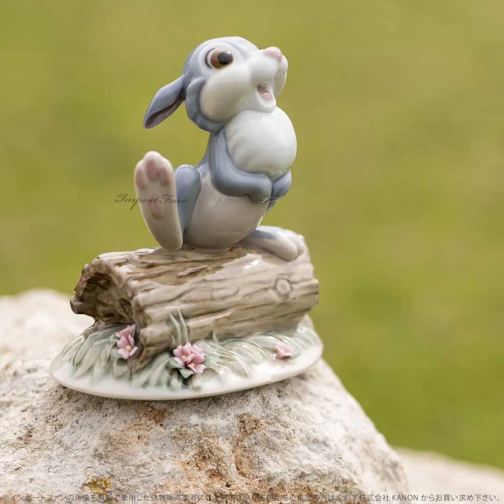 楽天市場】リヤドロ とんすけ バンビ ディズニー ウサギ 兎 置物