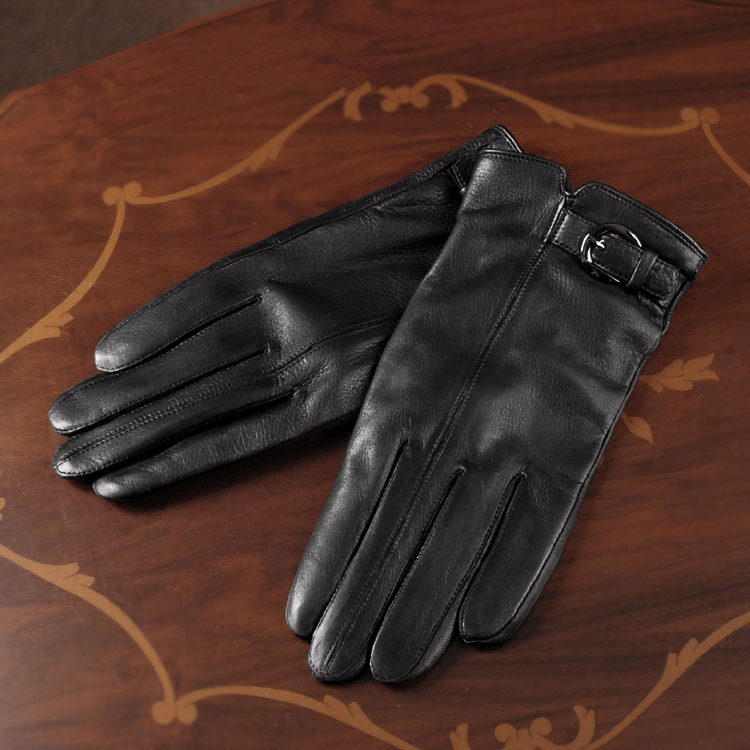 楽天市場】グローブ メンズ ディアスキン 鹿革 ブラック 7F