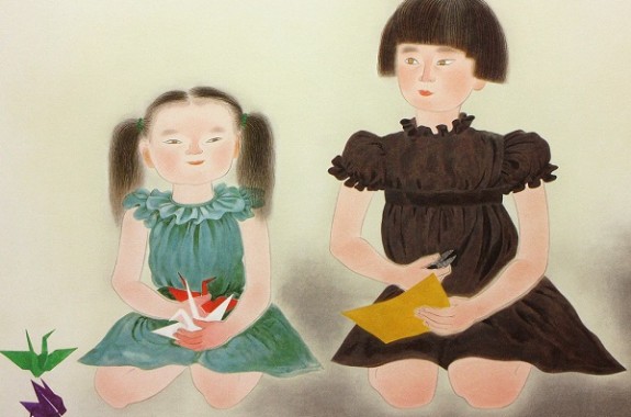 版画】小倉遊亀のリトグラフ｢姉妹｣を買い取りしました。【愛媛県今治市