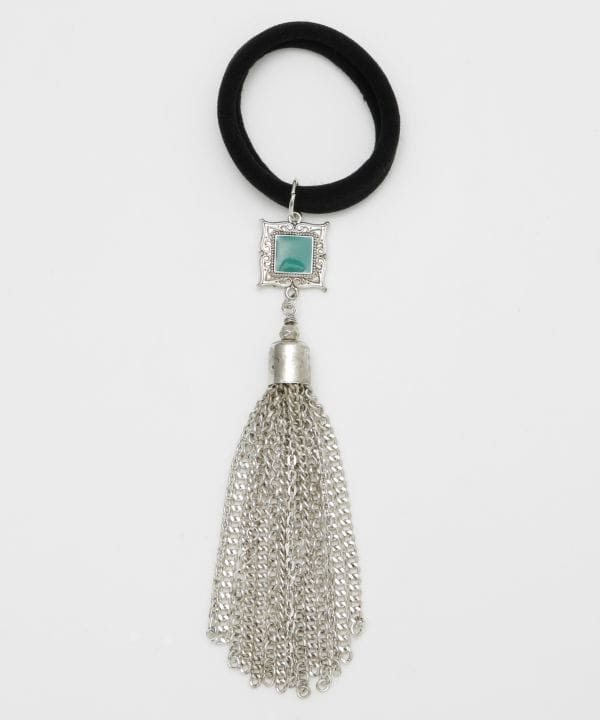 スクエタッセルヘアゴム(SILVER): 『チャイハネ』公式通販