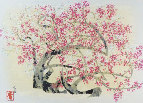 紅白梅 | 前田青邨 買取・作品 | 掛軸、日本画、絵画高額査定はアート