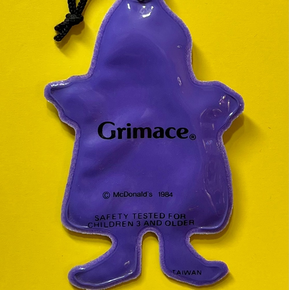 1984年 McDonald's マクドナルド ビニールオーナメント グリマス