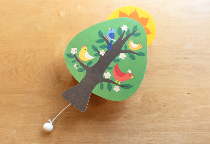 陽がのぼるオルゴール】 木のおもちゃデポー