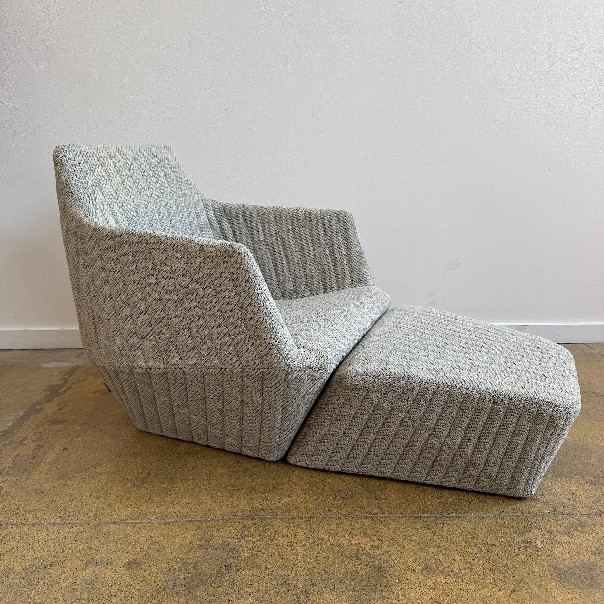 Ligne Roset Facett Armchair with Ottoman by Ronan & Erwan