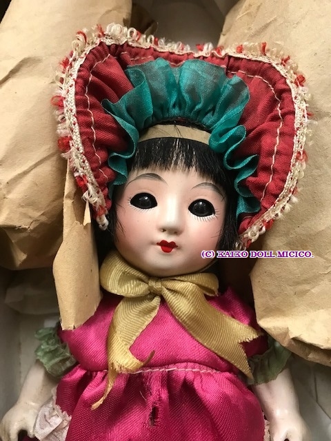 さくらビスク箱入り - 懐古どぉるMicico|和洋アンティークドール専門店