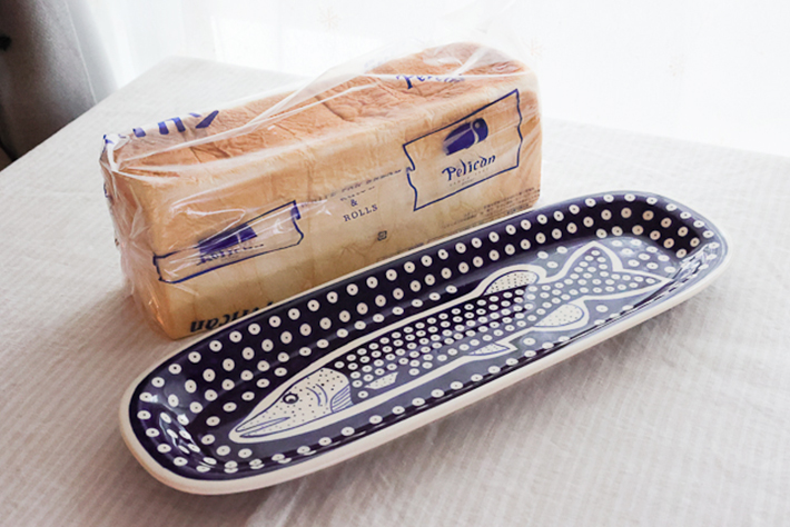 ロングサービングプレート・ポーリッシュポタリー(ポーランド食器)