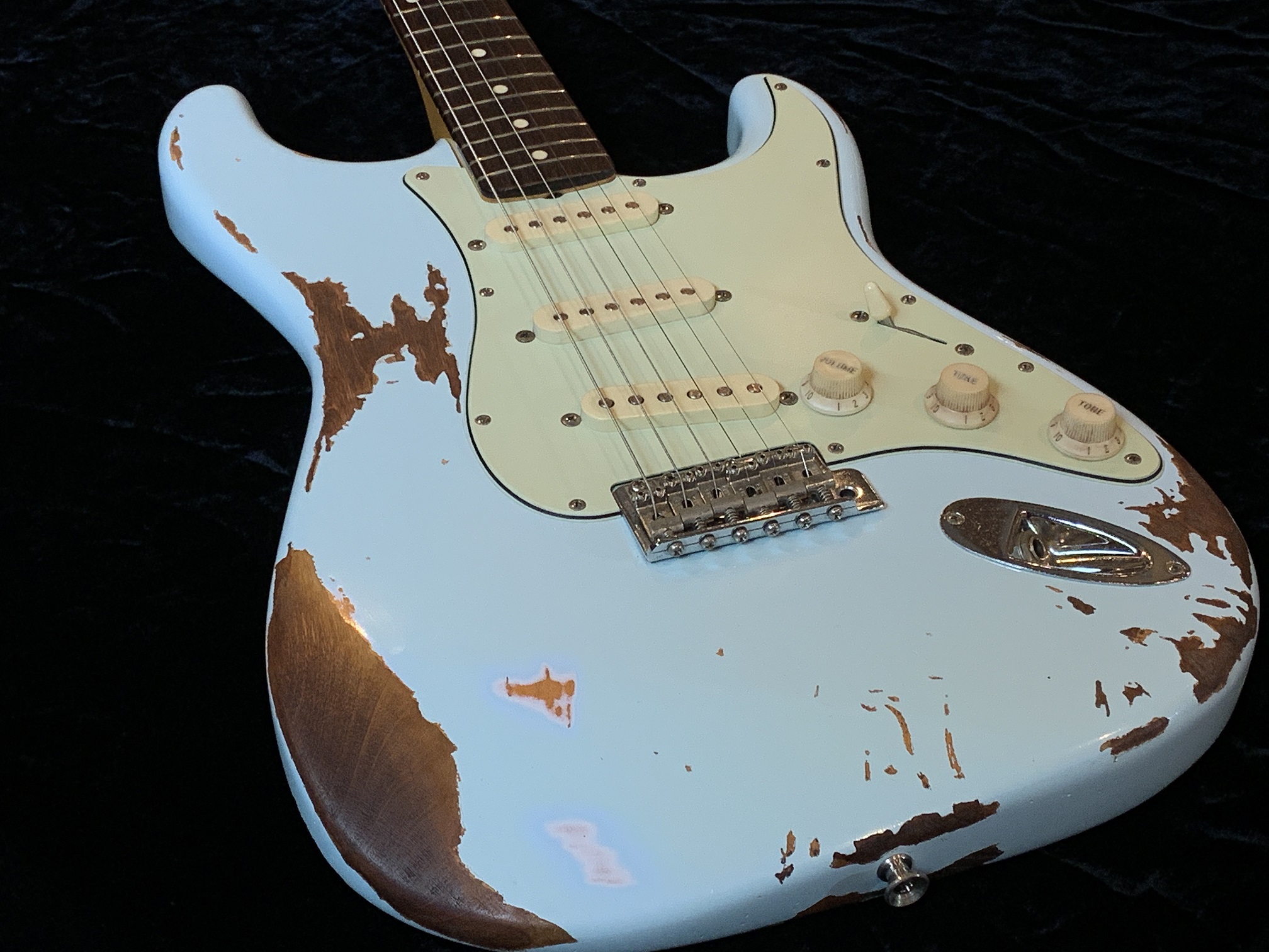 リフィニッシュ】Fender Japan → レリック加工1961 Stratocaster