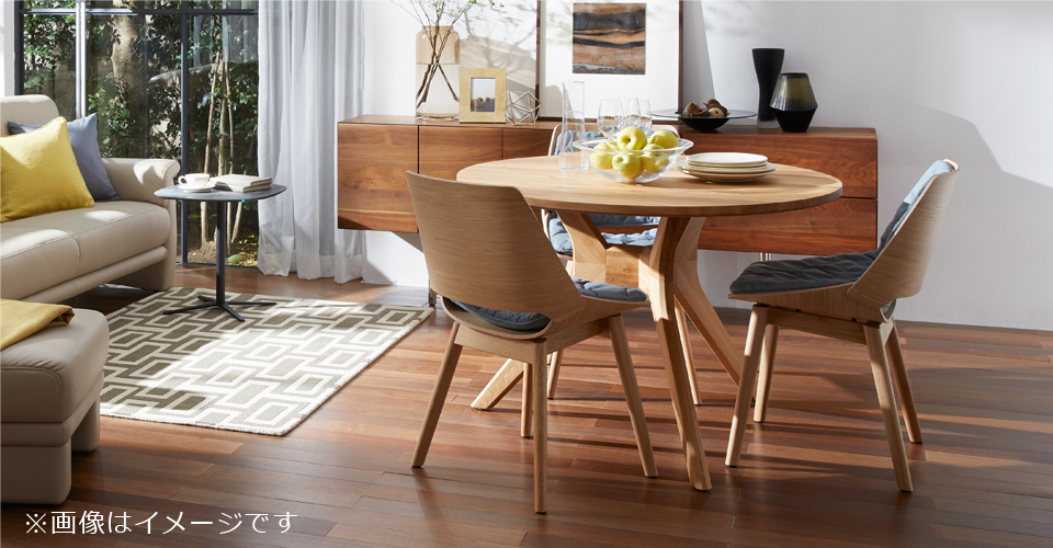 ROLF BENZ（ロルフベンツ）ダイニングテーブル「965」円形 直径110cm