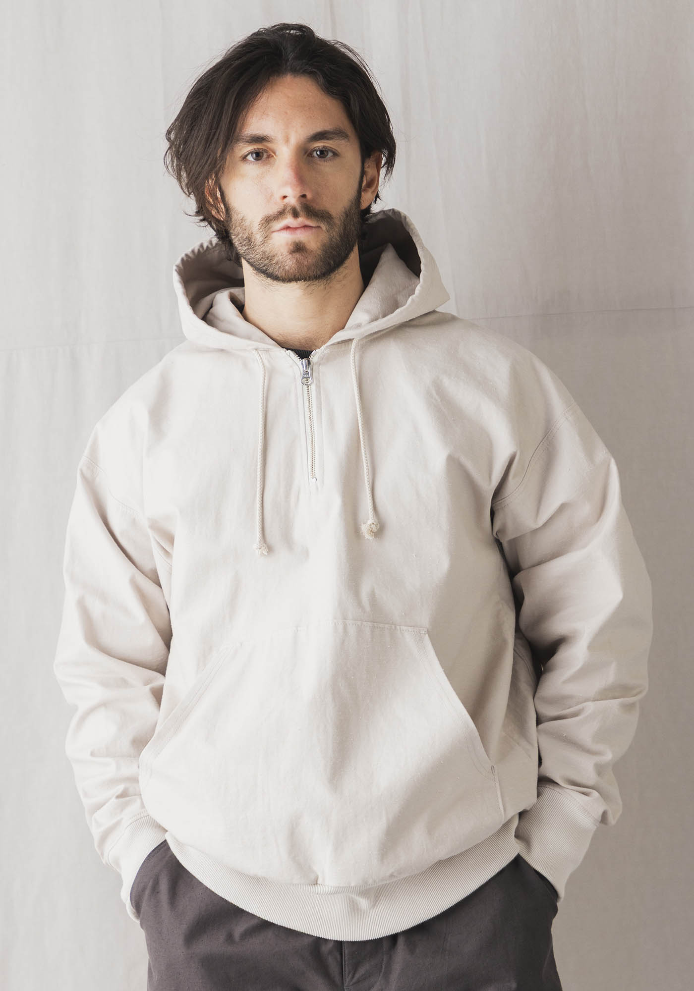 Back Nep Zip Parka(S 100:Rosin White): ALL｜jackman日本公式サイト