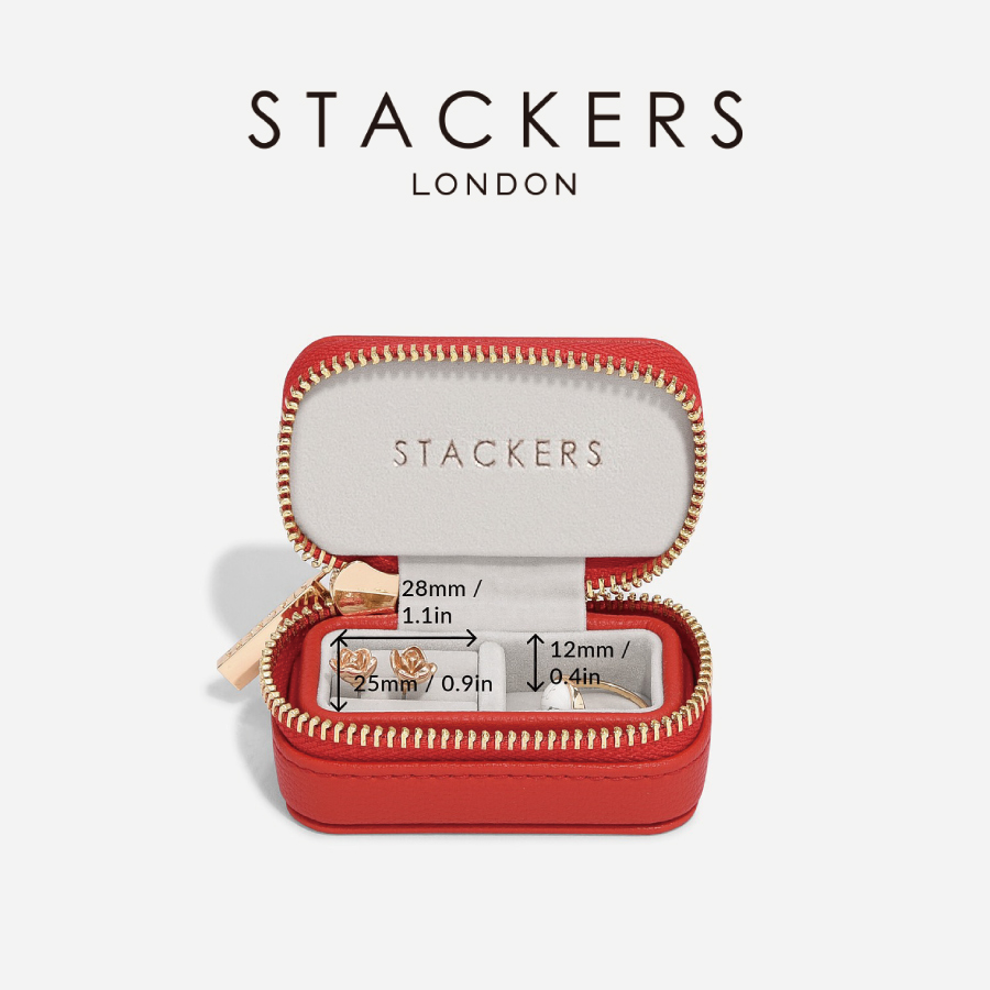 STACKERS】トラベル ジュエリーボックス S Travel S レッド Red