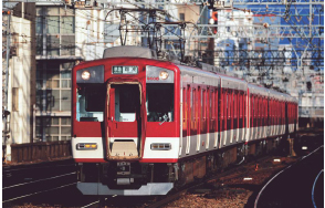 近鉄9000系・京都・奈良線・増結用・白+マルーン・帯付 2両セット