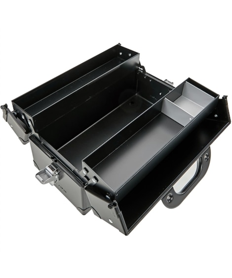 トラスコ中山】TRUSCO 両開きツールボックス 二段式 つや消し