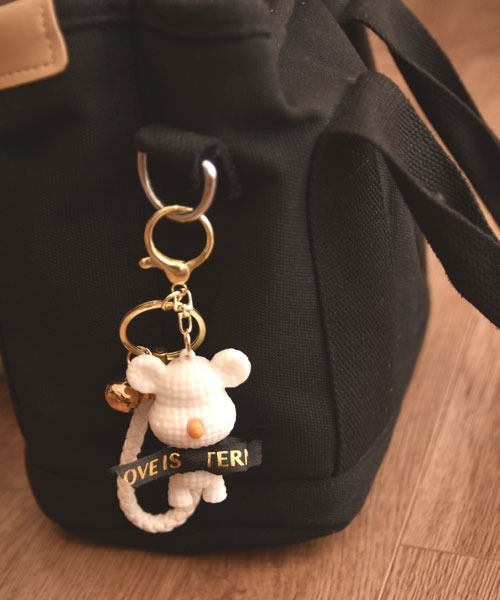 TONE SELECT GOODS キーホルダー 「urge select」テディベア ワッフル