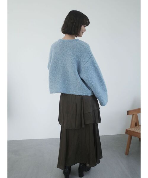 LAGUNAMOON（ラグナムーン） カーディガン セッケツニットボアブルゾン