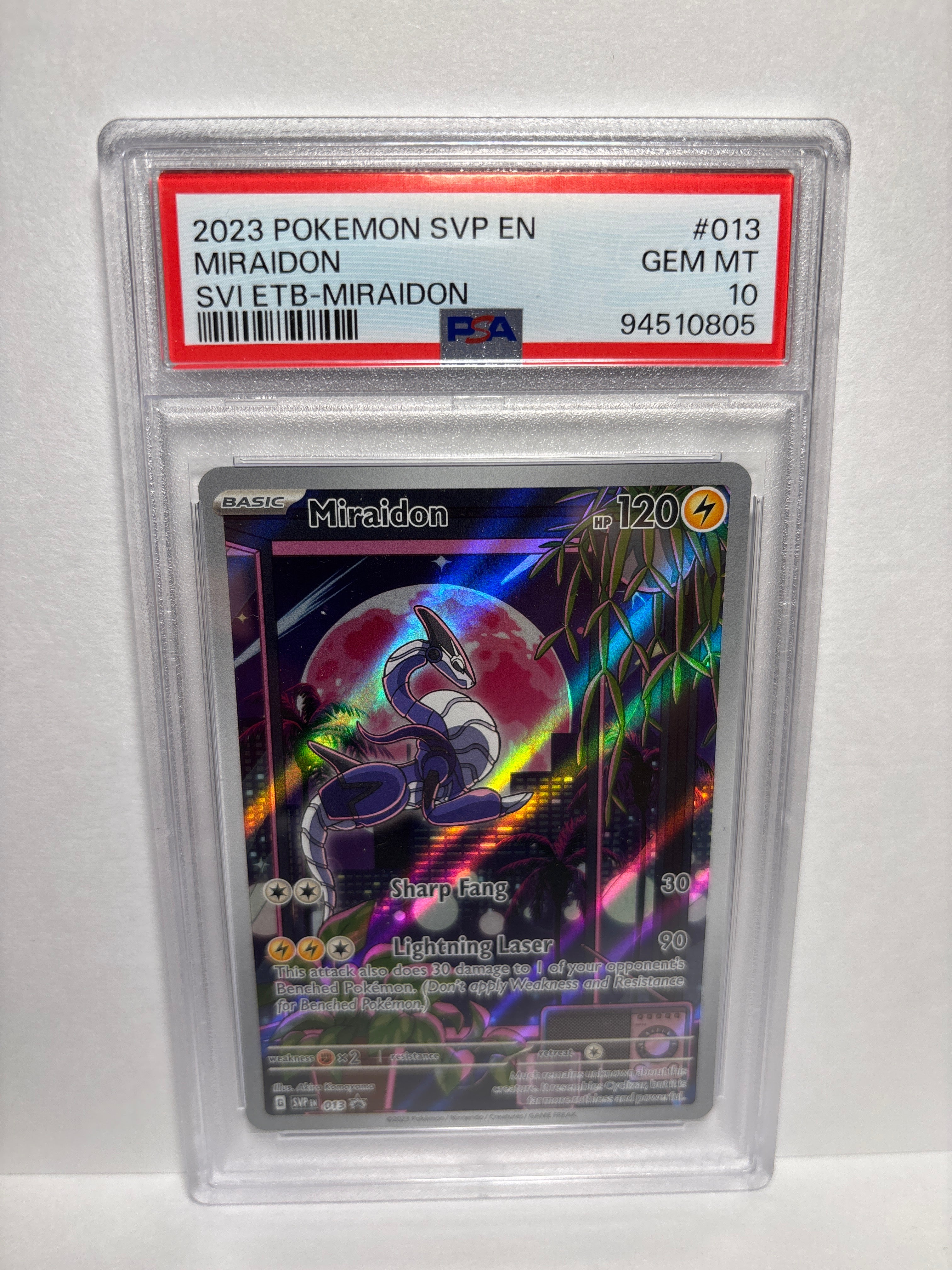 Pokemon Miraidon 013 PSA 10 – Zapp! Comics