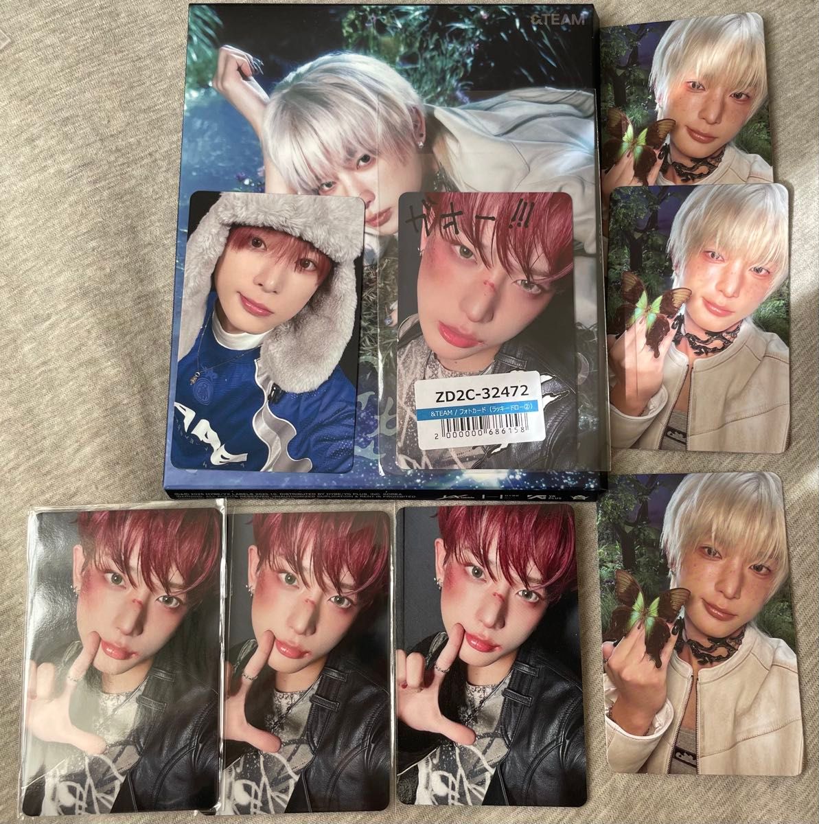 &TEAM Back to life ソロ盤 トレカセット ハルア HARUA｜Yahoo!フリマ