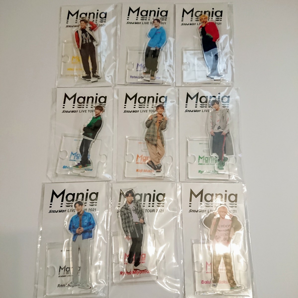 SnowMan アクスタ アクリルスタンド 全員｜Yahoo!フリマ（旧PayPayフリマ）