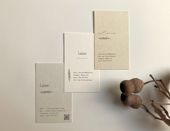 多様なデザイン◇ショップカード / アクセサリー台紙 / 名刺