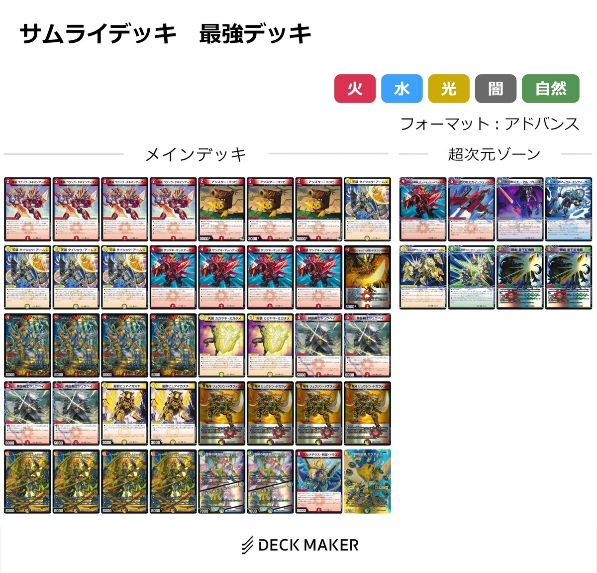 デッキ紹介ー【サムライ】初期~最強デッキ - トリエの雑談ブログ(主に