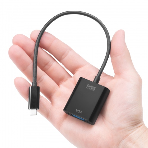 AD-ALCV02【USB Type C-VGA変換アダプタ】DisplayPort Altmodeに対応