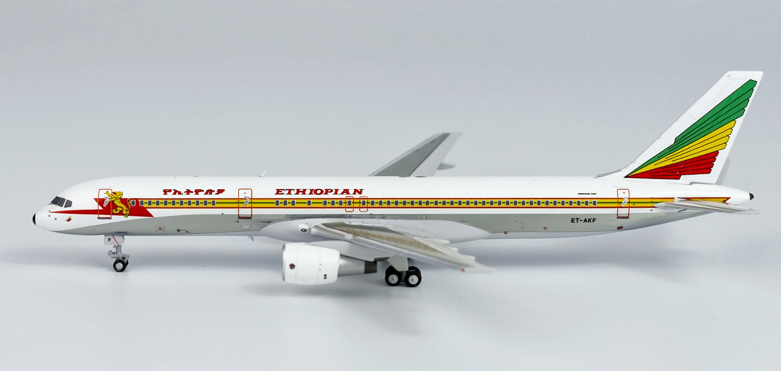 B757-200 Ethiopian Airlines 1970's livery ET-AKF 1:400 - avworld.ca