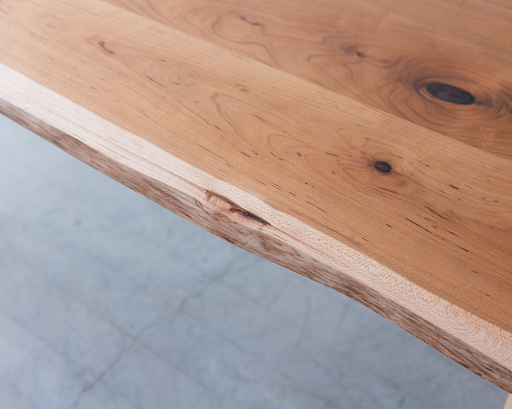 ホエビソザクラ(上溝桜) 5枚ハギテーブル天板 W1500 ONLY［送料込み