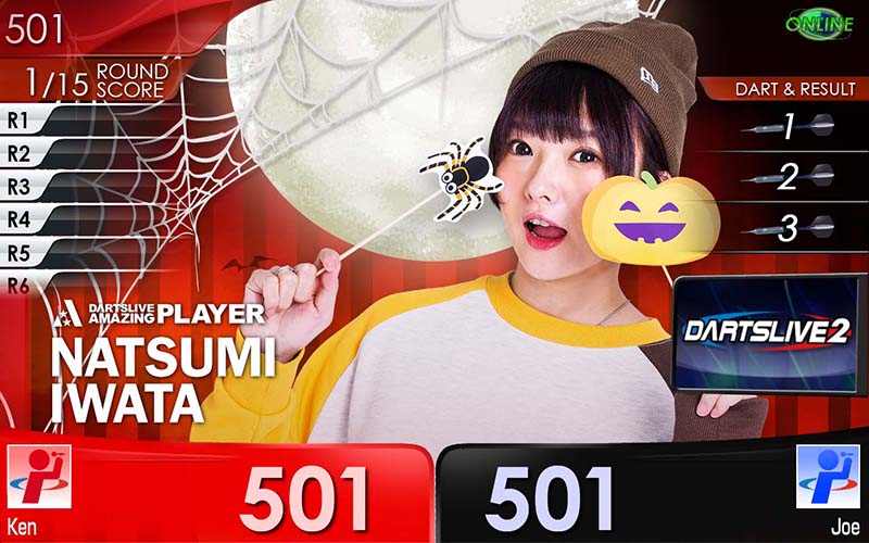 期間限定】ダーツライブプレイヤー新作テーマ『TRICK OR TREAT』本日