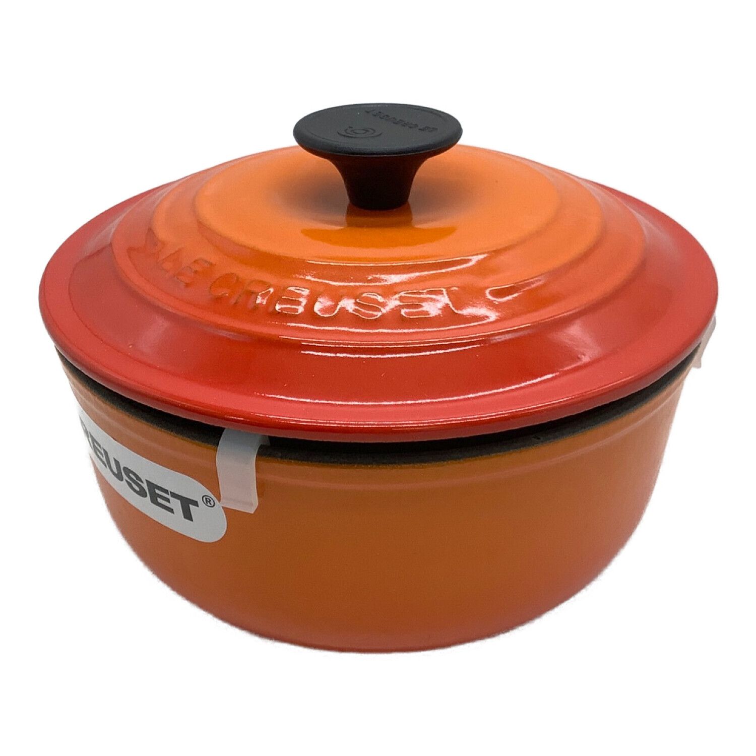LE CREUSET (ルクルーゼ) 片手鍋 オレンジ シグニチャー ソースパン