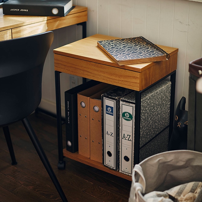 キャスター付きワゴン | 商品種別,家具,チェスト,木製 | uminecco