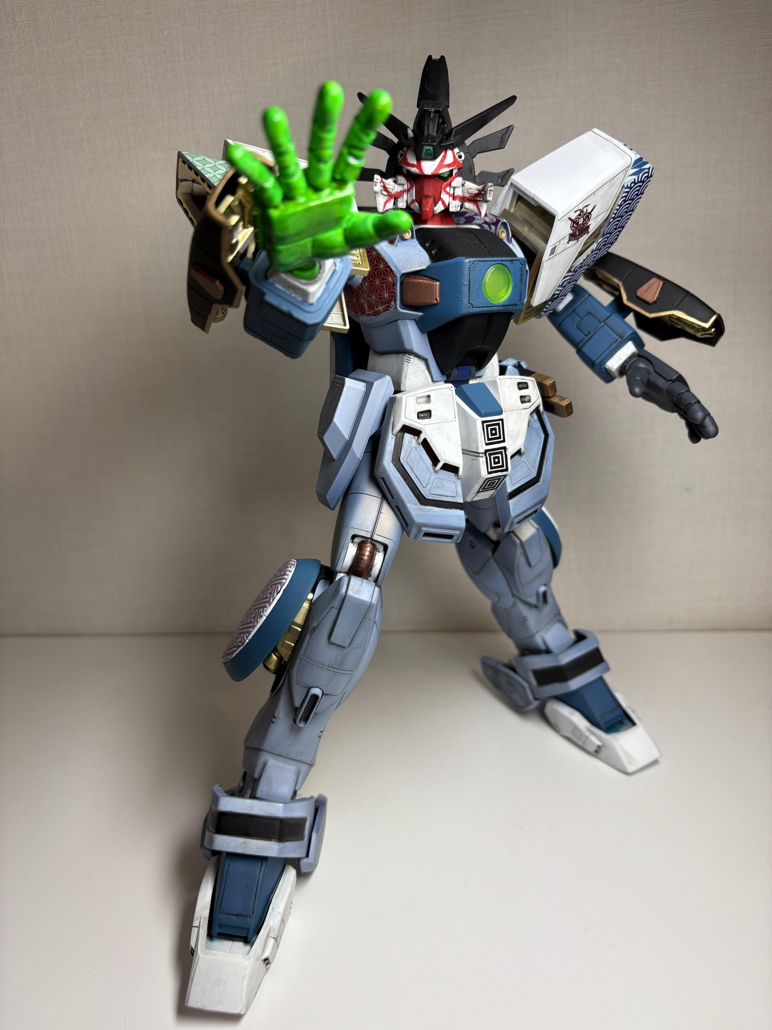 HGEX 1/60 シャイニングガンダム（遠山の金さん風）｜@tsumass2さんの