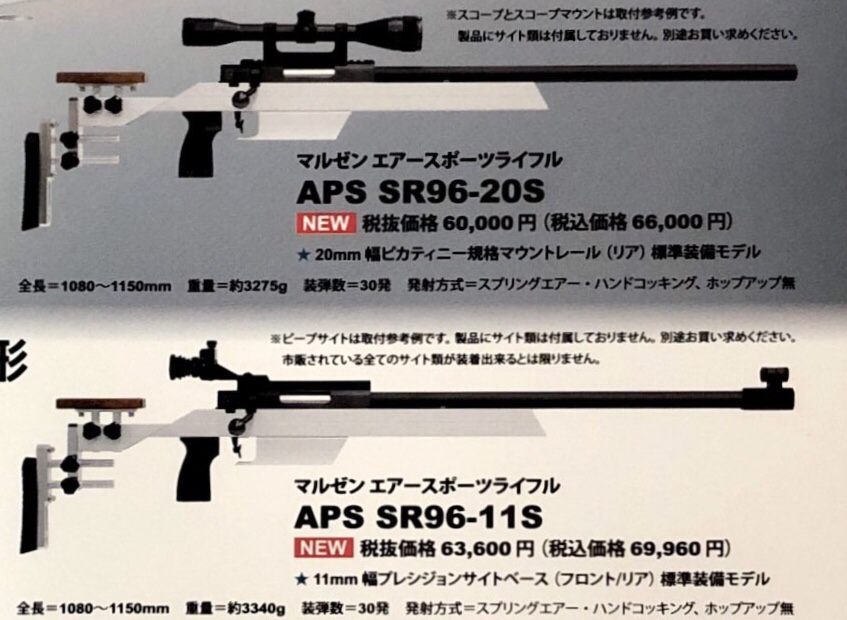 マルゼン APS SR96-11S の紹介その2。プレシジョンサイト編