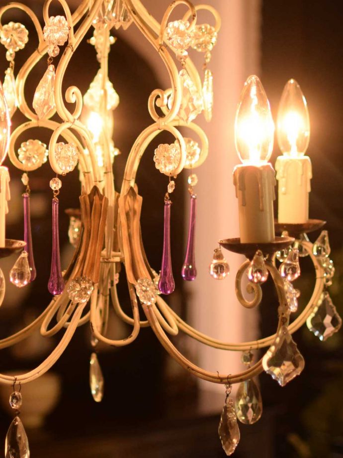 Handleオリジナル シャンデリア（5灯）（リエール・ホワイト色・L