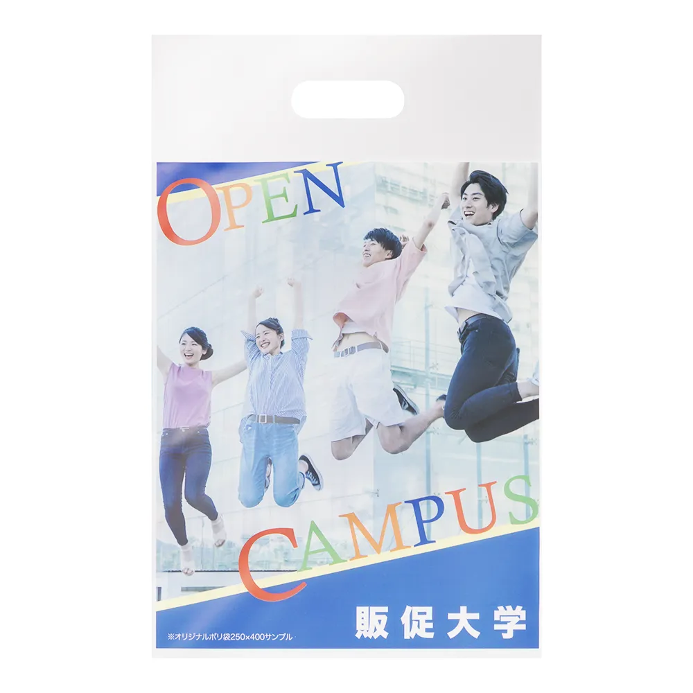 オリジナルポリ袋(250×400mm)【販促花子ノベルティ】