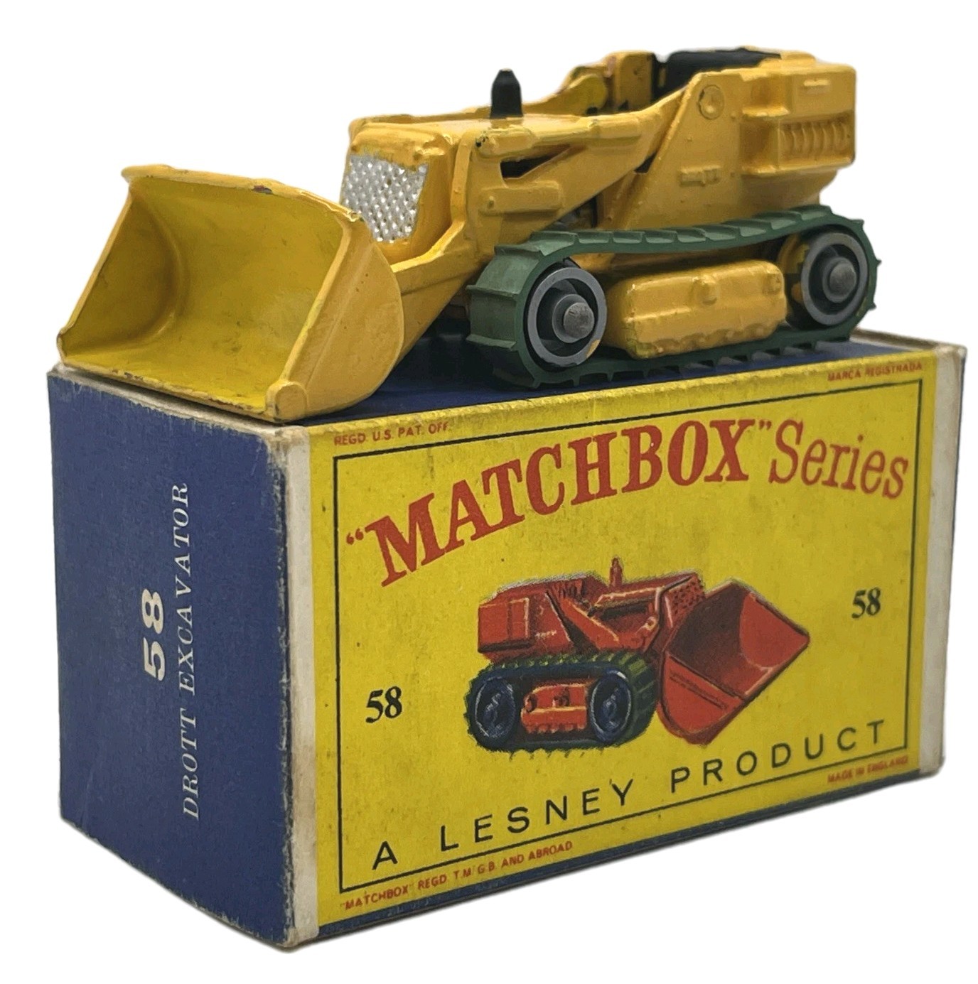 Matchbox 58b, Drott Excavator - Free Price Guide & Review