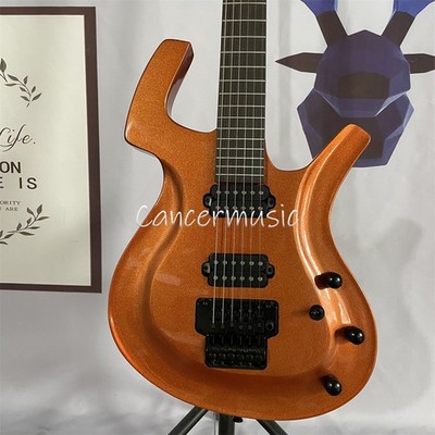 Parker Fly Deluxe Electric Guitar Solid Body Tangerine Black