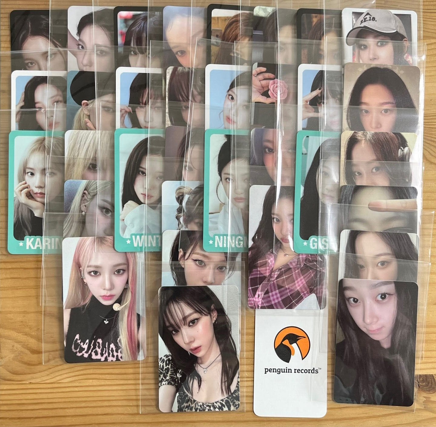 aespa MY WORLD TRADING CARD B C D ver. PHOTO CARD KARINA WINTER